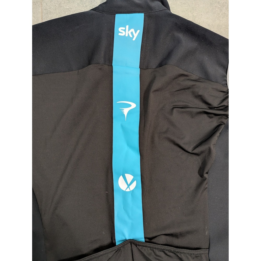 Castelli Perfetto Team Sky Cycling Vest Mens Large Black Gore Windstopper Gilet - Picture 11 of 13